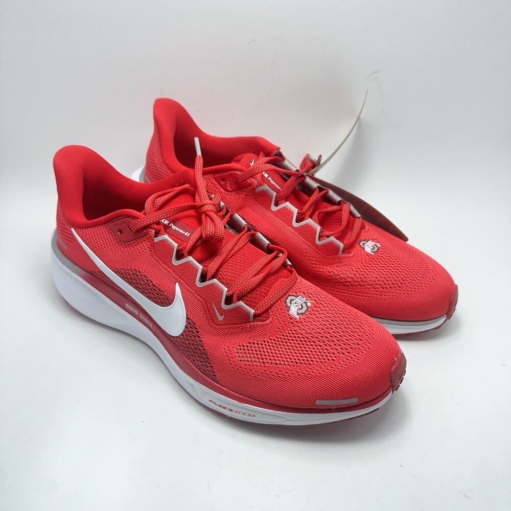 Nike Pegasus 41 Ohio State Buckeyes Men's Running Shoes Size 9.5 New